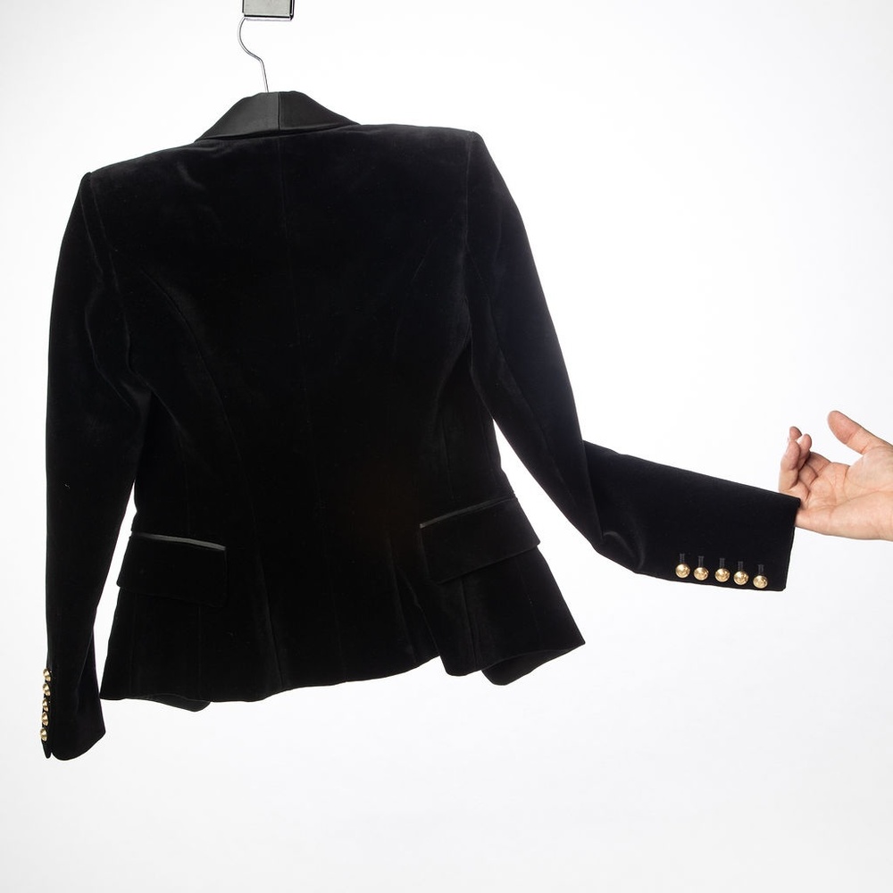 BNWT Balmain for H&M blazer sold out rare!! US 4 fits like XS - Picture 7 of 8